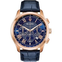 Bulova 97B170 reloj Wilton automático zafiro 60h | Rose Gold/Stainless Steel